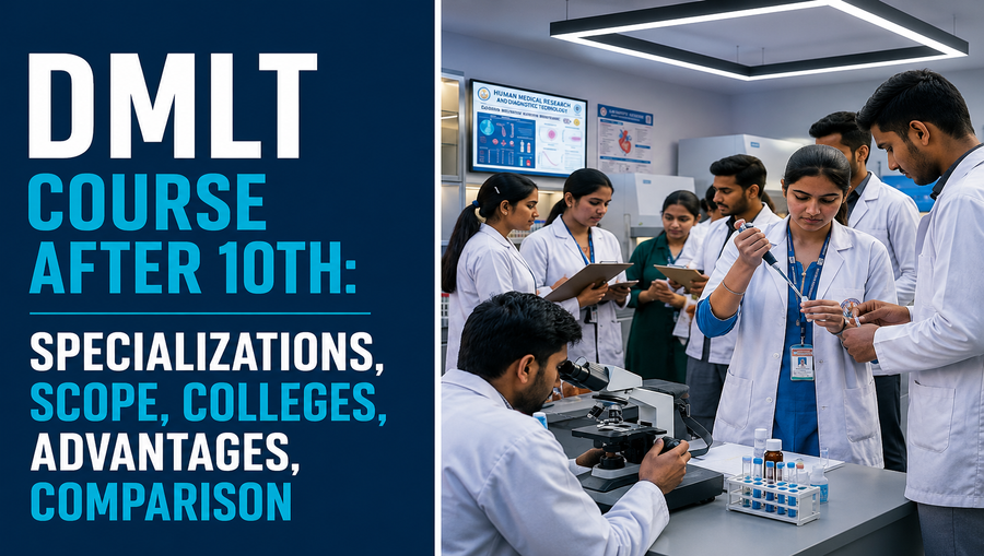dmlt course after 10th